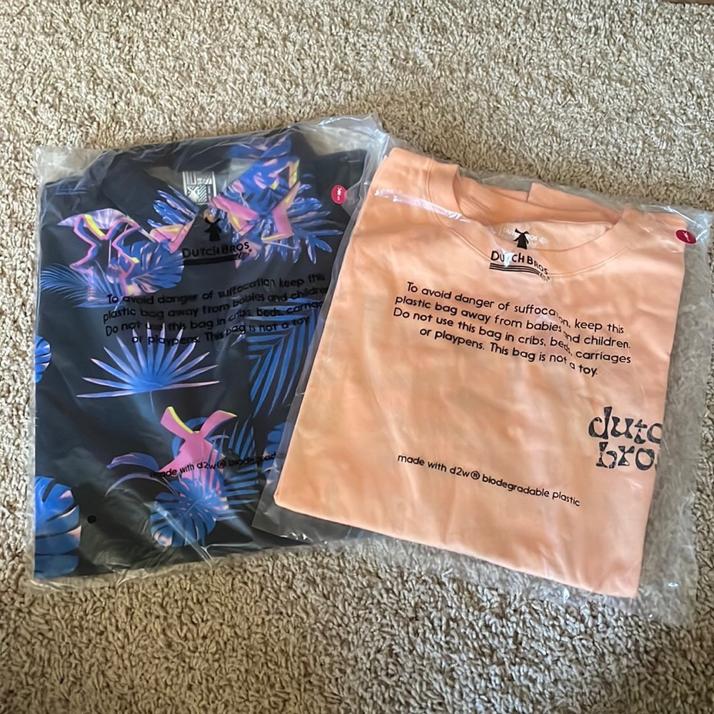 Brand New Dutch Bros Shirts